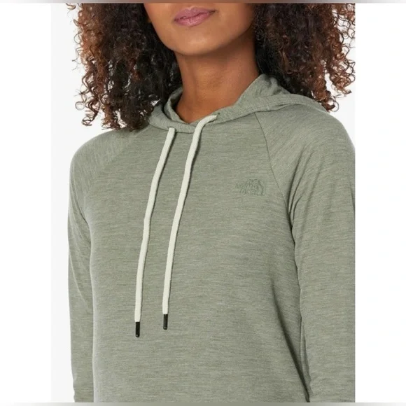 THE NORTH FACE • Thyme Heather Westbrae Knit Pullover Hoodie Size Small - Picture 3 of 11